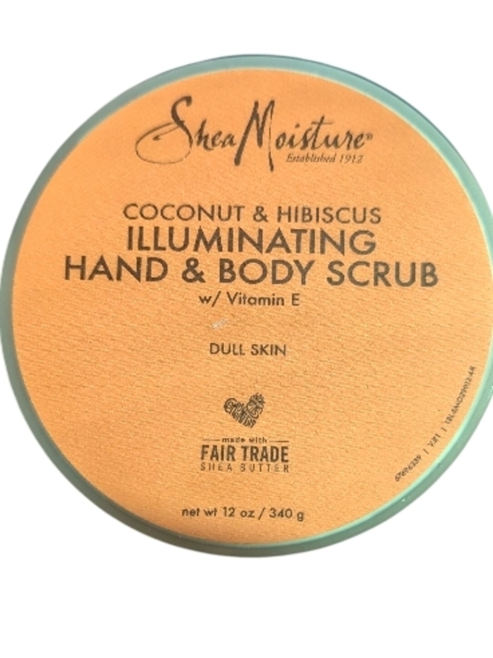Shea Moisture Coconut & Hibiscus Illuminating Hand & Body Scrub 12 oz